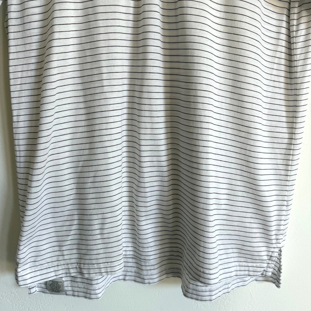 Peter Millar Texas A&M Aggies Polo Shirt Mens M Striped Cotton Golf Preppy NCAA - Picture 4 of 13